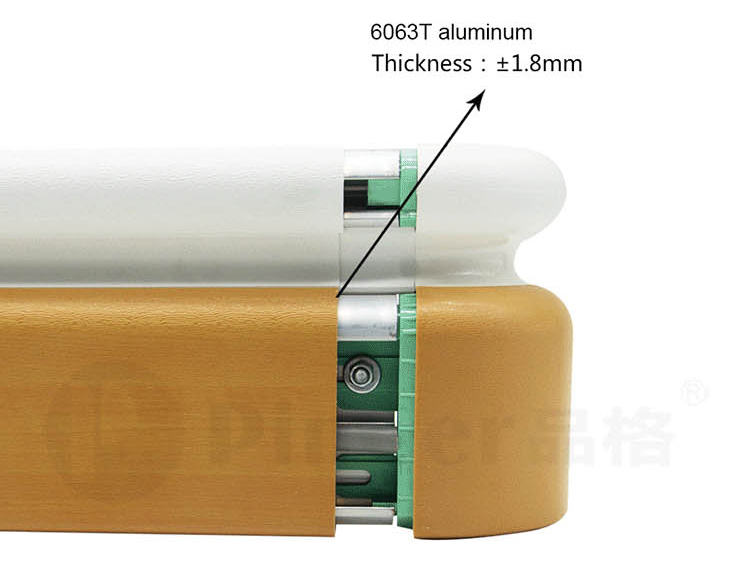 159mm Wall Antibacterial PVC Handrail