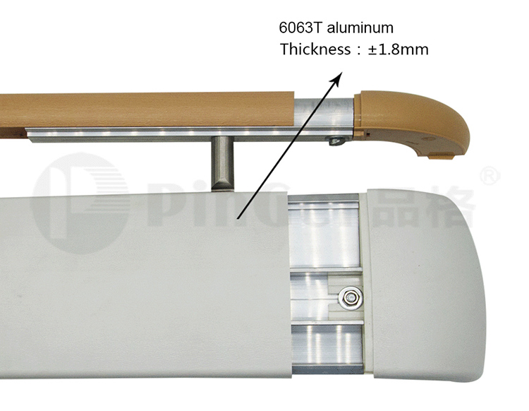 Hospital Hallway Anti collision Handrails