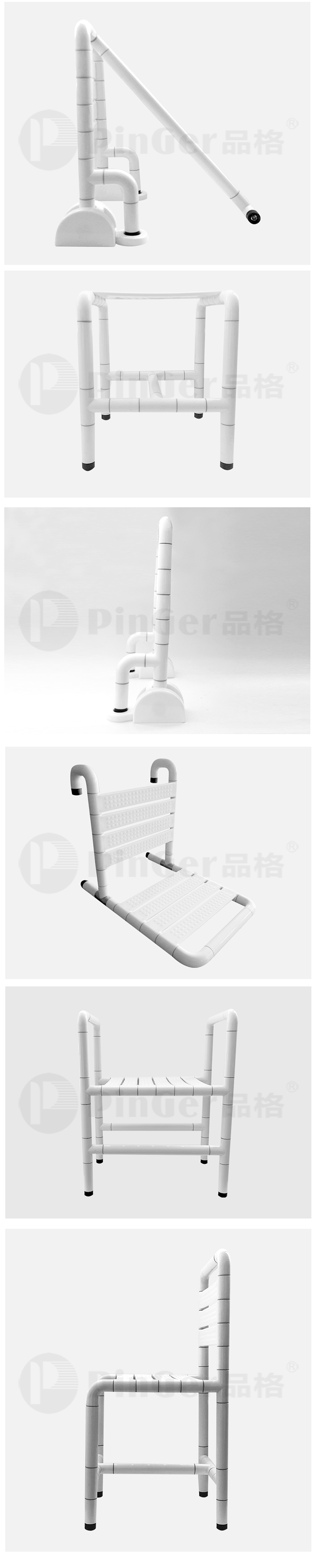 Bathroom Accessories Safety Nylon Backrest