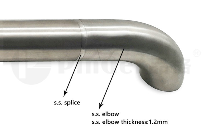 Stainless Steel Crash Handrail In Corridor Of Nursing Home