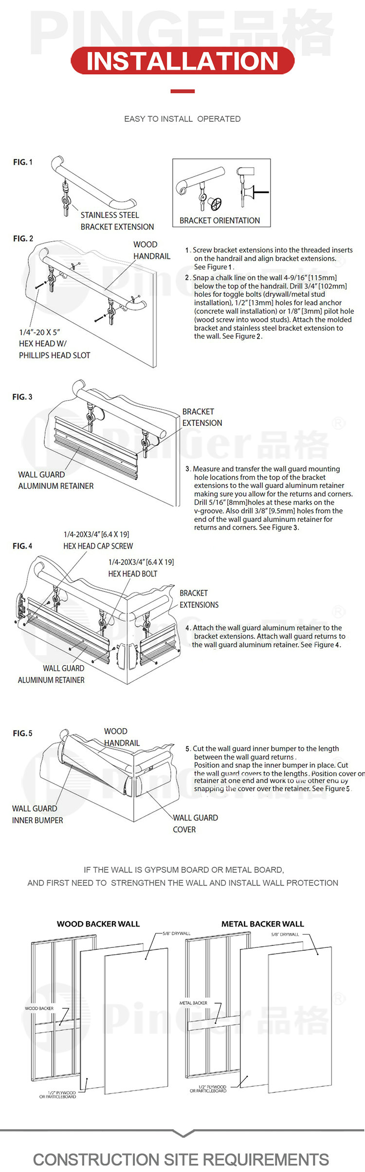 Stainless Steel Wwith Pvc Anti-Collision Handrail