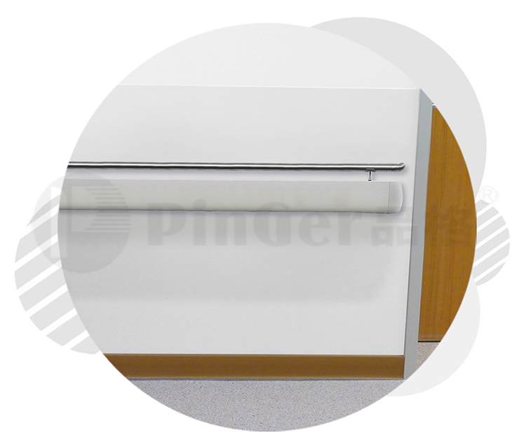 Corridor Vinyl Cover Soft Anti Collision Handrail