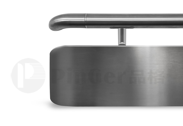 175mm Stainless Steel Handshake With Wall Guard Handrail