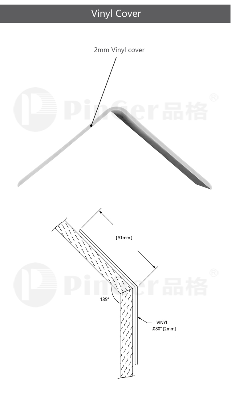 Surface Mount Vinyl Corner Guard