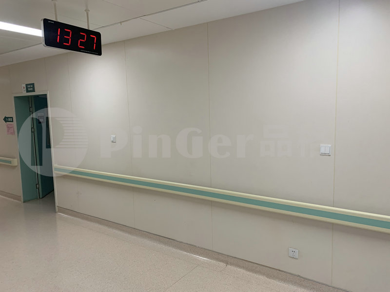 Medical use wall vinyl imitation wood Crash Handrail