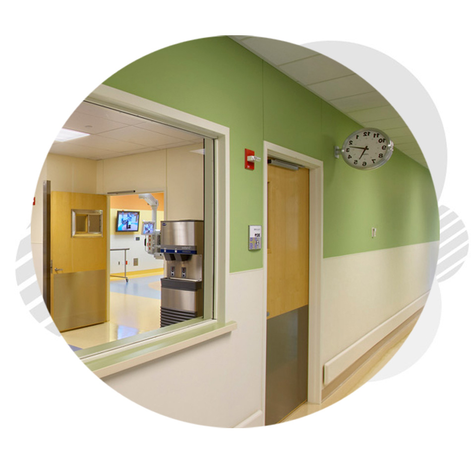 free sample vinyl wall bumper guards for hospital