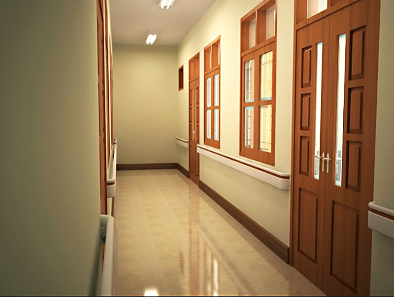 wall safety handrails