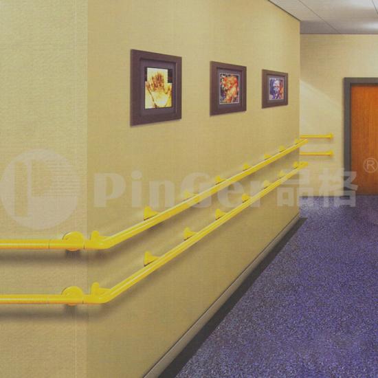 Barrier free safety handrail