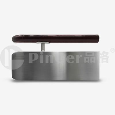 Solid wood grip Stainless Steel wall guard handrail