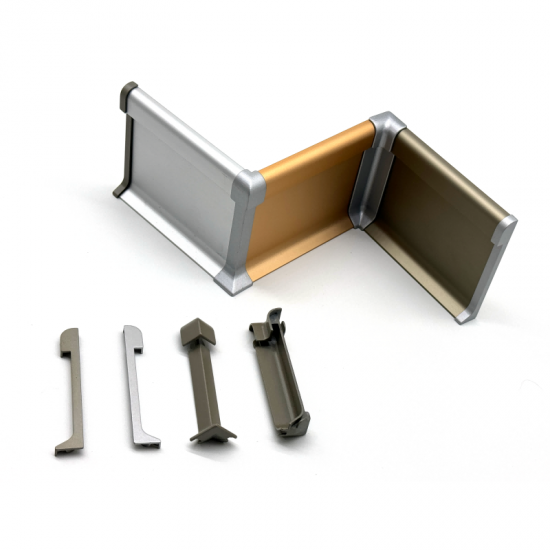 Environmental Protection And Energy Saving Aluminum Skirting For Led Light Wall Base