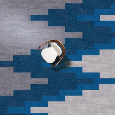 China PinGer Interweave Commercial Carpet  Eco-friendly Backing Flooring Interlocking Carpet Tile manufacturer