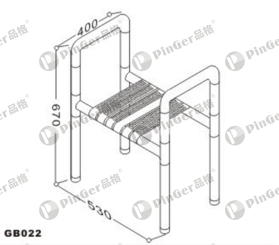 Pinger Shower Seat GB022 CAD Drawing