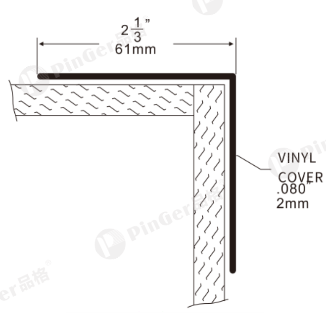 Pinger Corner Guard CG61 CAD Drawing