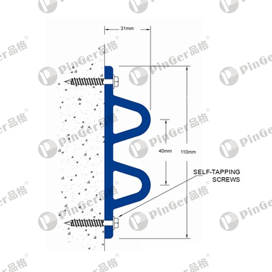 Pinger Bumper Strip BS110 CAD Drawing
