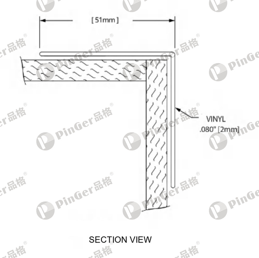 Pinger Corner Guard CG514 CAD Drawing