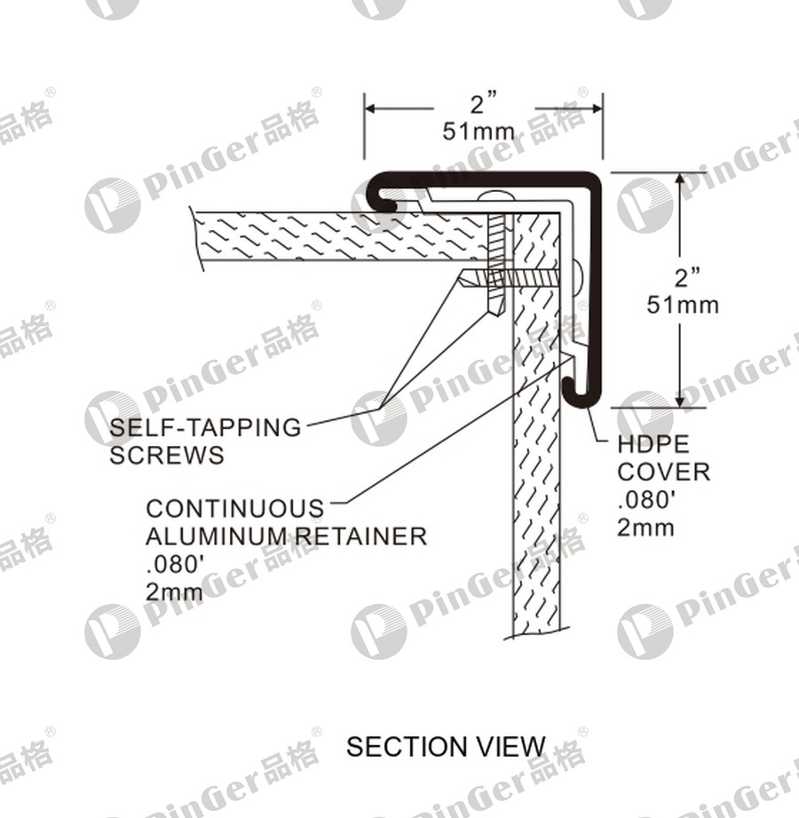Pinger Corner Guard CG511 CAD Drawing