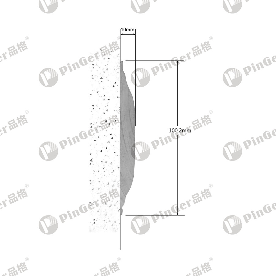 Pinger Chair Rail CH1016 CAD Drawing