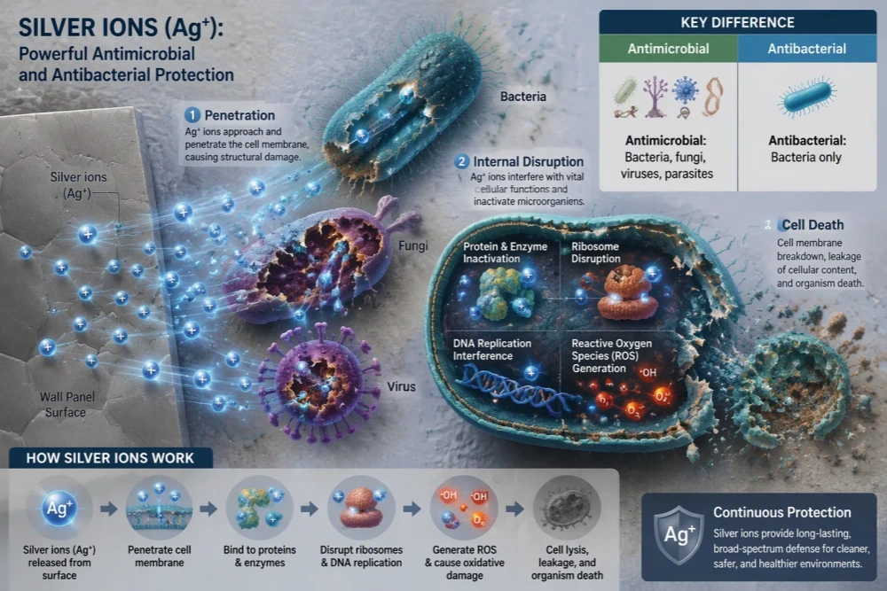 How Antimicrobial Wall Panels Work: Silver-Ion Technology Explained