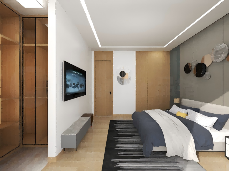 Say goodbye to big white walls, make the space environmentally friendly and fashionable