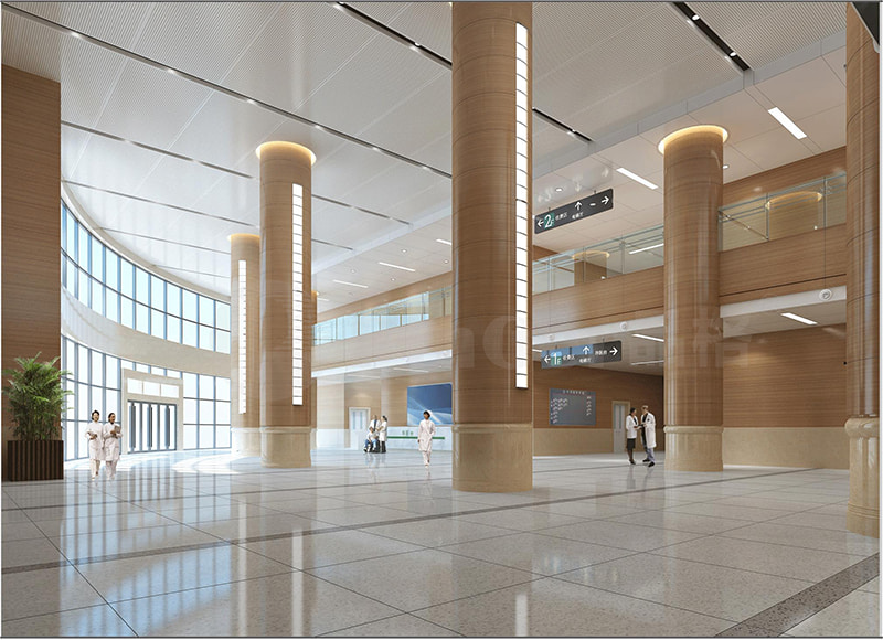 Application of PinGer® rigid vinyl wall cladding in Wuhan Central Hospital